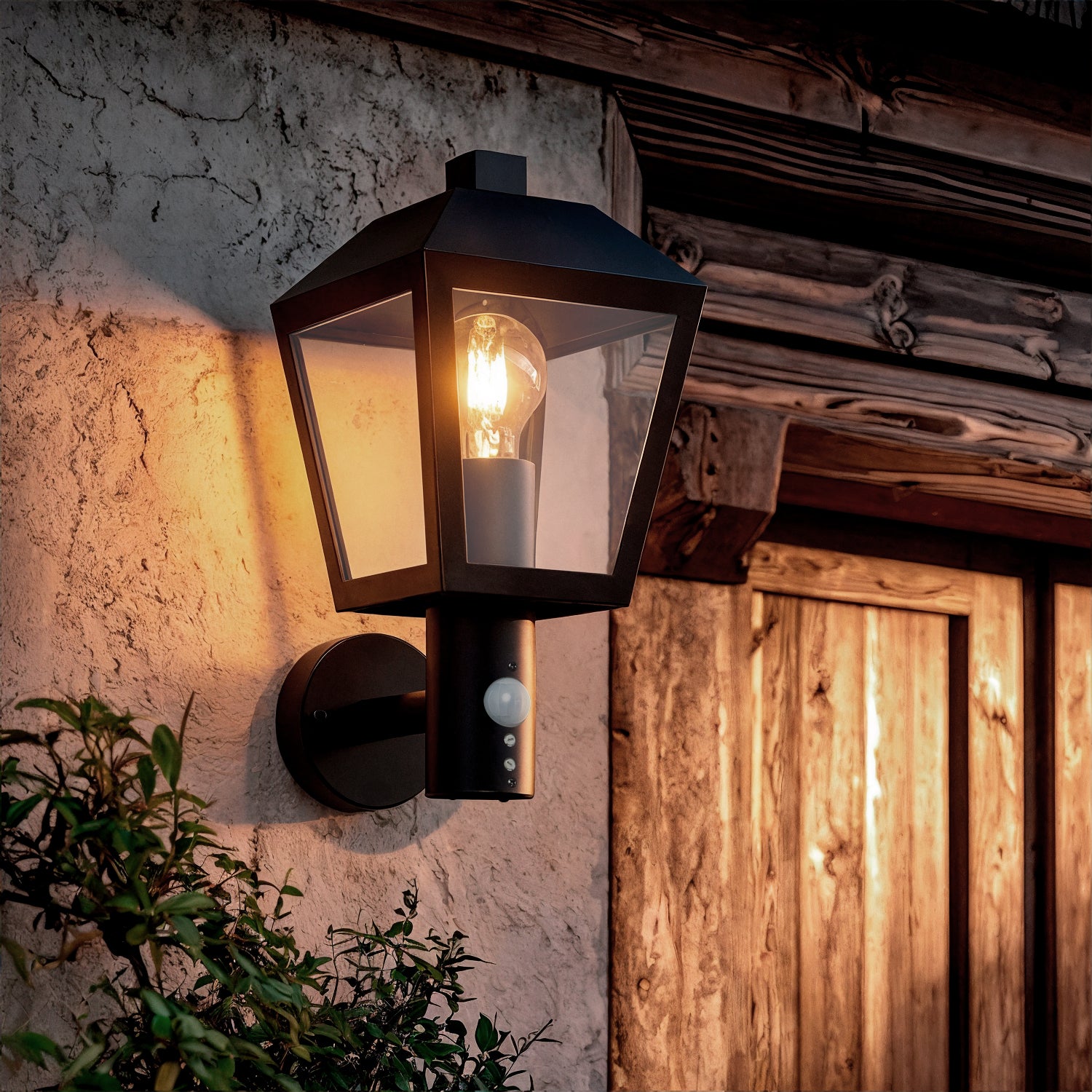 Lampe Murale Extérieure Aluminium avec Détecteur de Mouvement Mukom Noir - 3