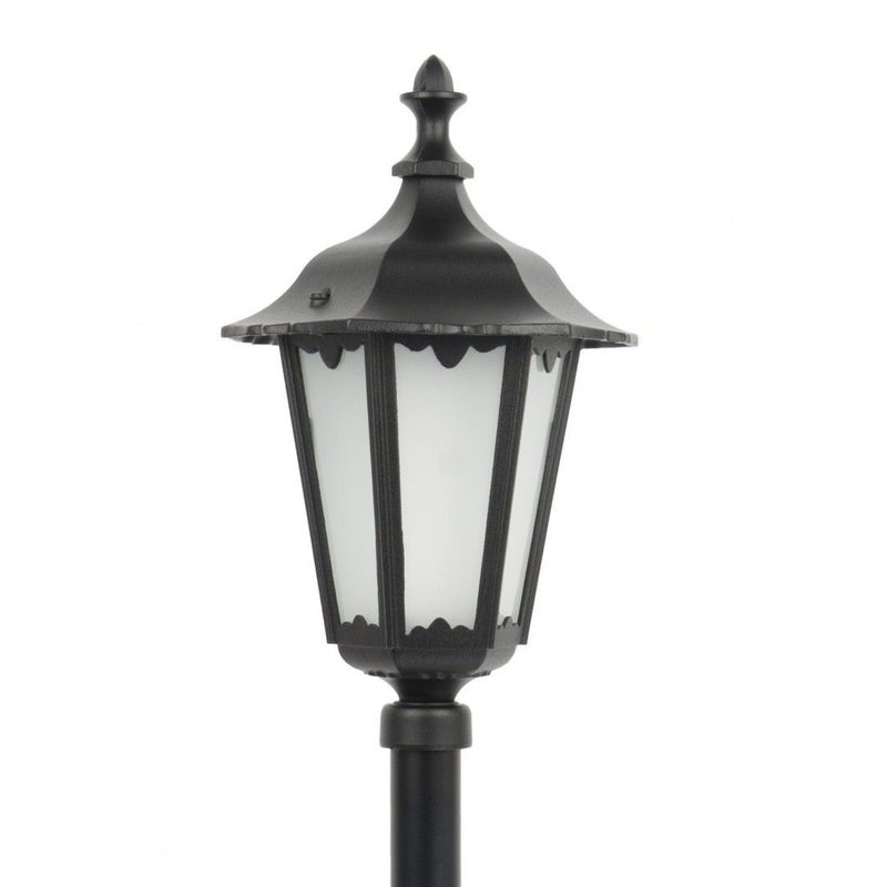 Lampa ogrodowa stojąca Retro czarna 1xE27x60W IP43 wym: 76 x 21 x 21 cm aluminium SU-MA