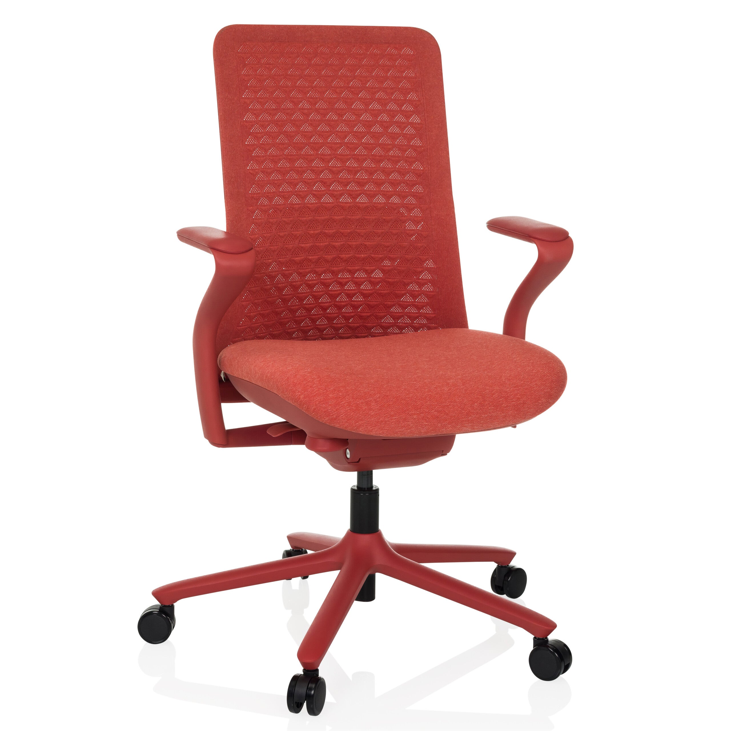 Krzesło biurowe high end VERVIO Czerwony hjh OFFICE