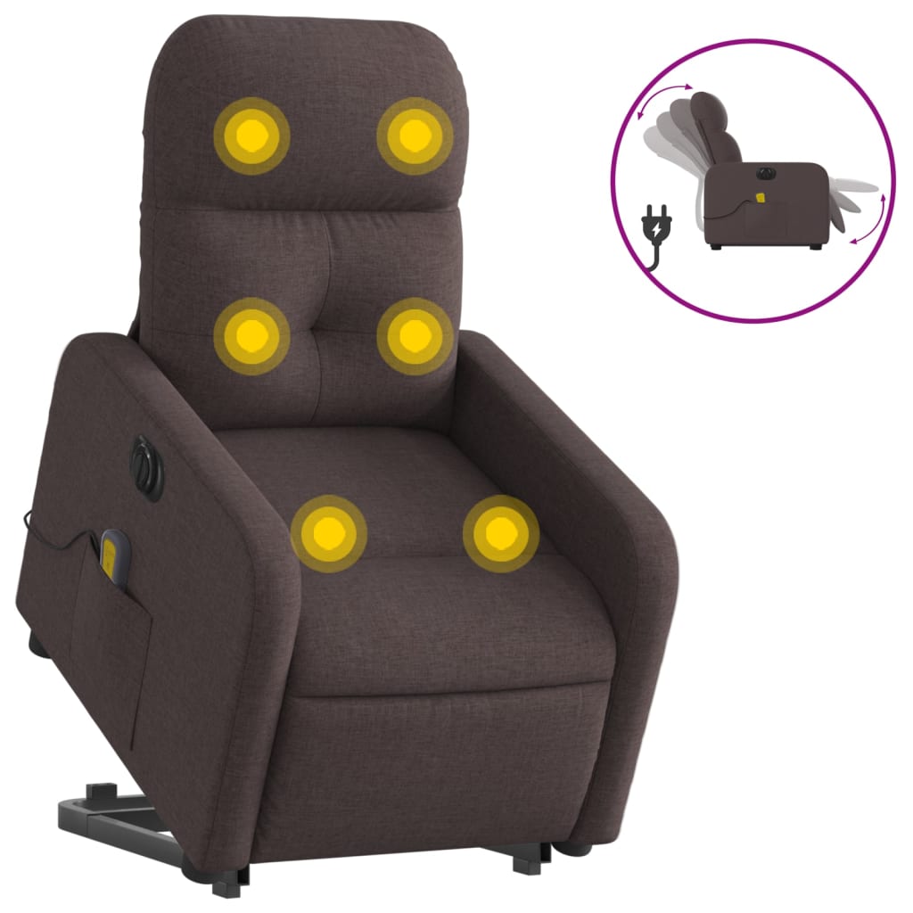 Super Fauteuil De Massage électrique Inclinable Noir – Parfait Pour Ton Salon, Avec Fonction Chauffante