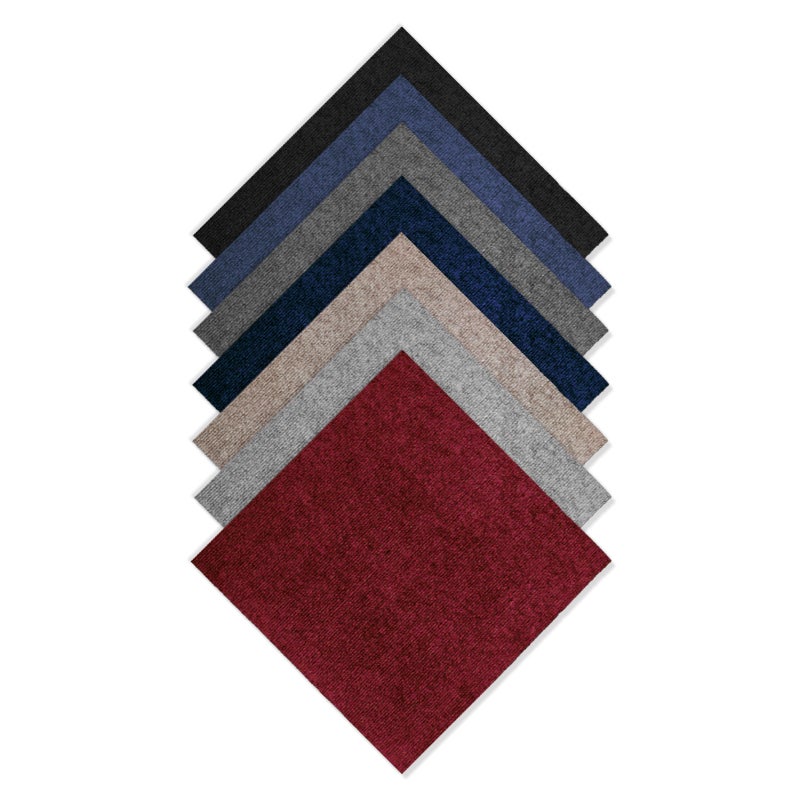 Arquiservi - Moqueta en loseta Viena Rojo 50x50 (5M2) | Antiestática, insonorizante y apta para oficinas y hogar - 8