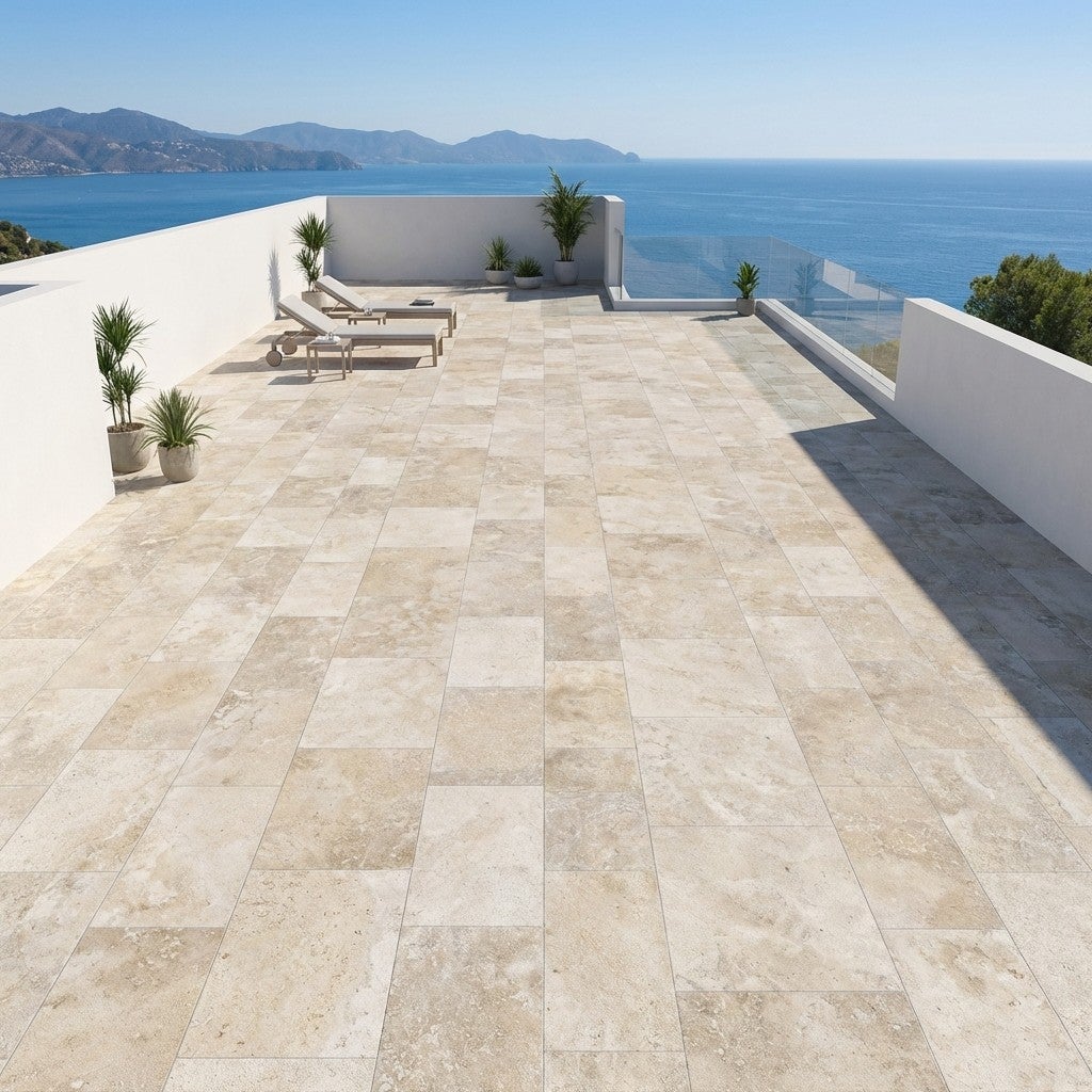 Carrelage Travertin 40.2 Cm X 60.4 Cm Antidérapant - 3