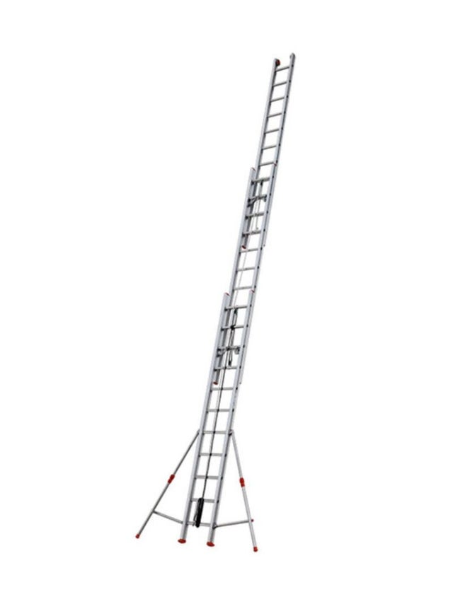 F.A.C.A.L. S.R.L. - Échelle coulissante à corde 3 plans – Aluminium Roller – Longueur 8,50 à 12,50 m - Longueur déployée 10,34 m