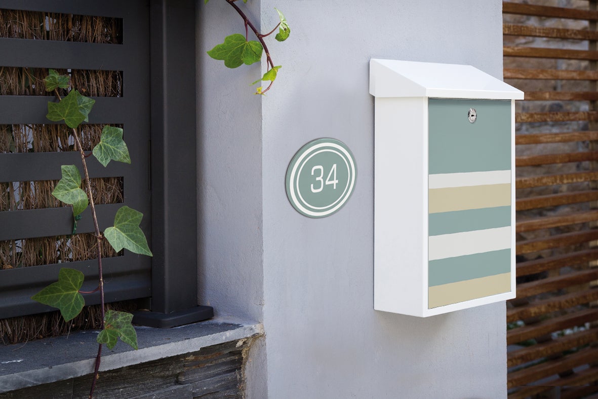 ARREGUI Premium E5601-STR Cassetta Postale Individuale in Acciaio con Serigrafia Decorativa 