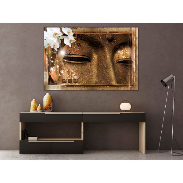 Tableau Zen Buddha's Eyes (1 Part) Wide 120x80 cm - 2