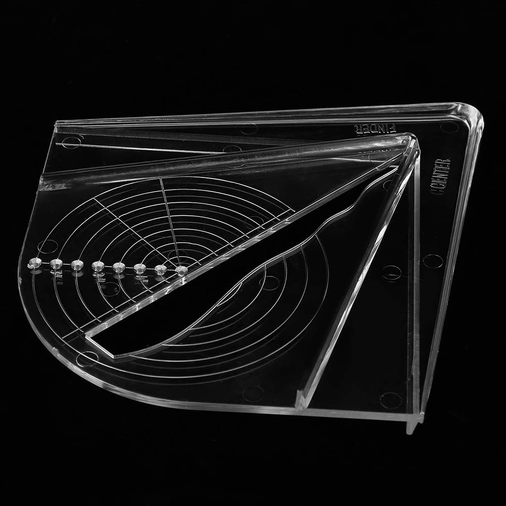 Recherche de centre en plastique pour carré, rond, octogone et sexangle Outil de travail du bois - 6