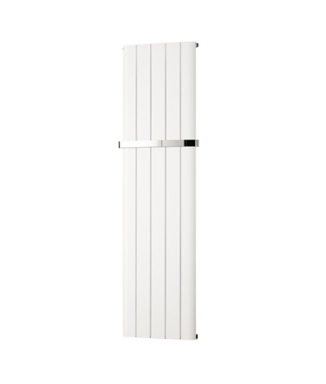 Termoarredo in alluminio 1800x375 mm bianco interasse 375 mm modello selanik - linea design classic