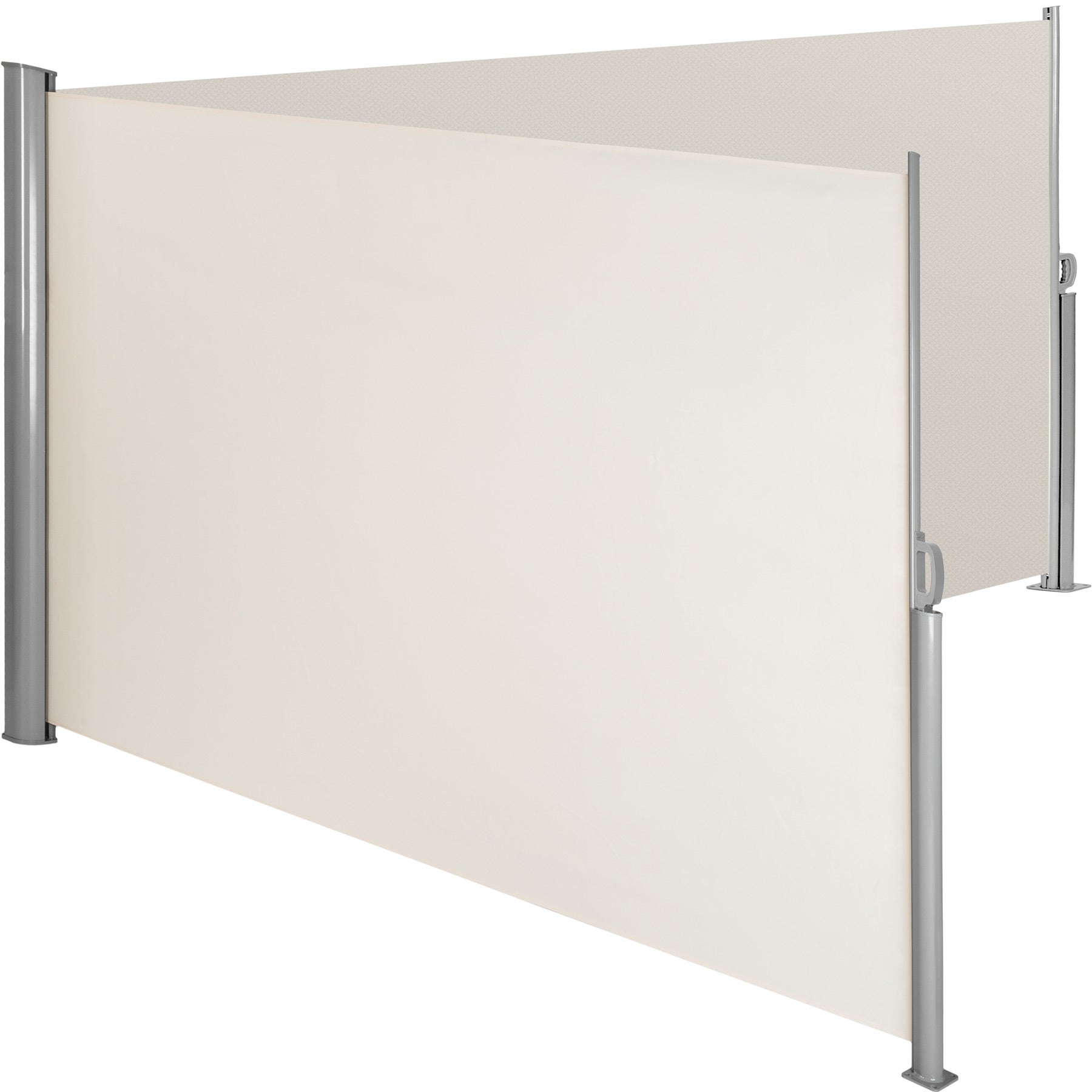 Brise Vue Rétractable - LZQ - 2 x 6 m - Protection UV - Anthracite