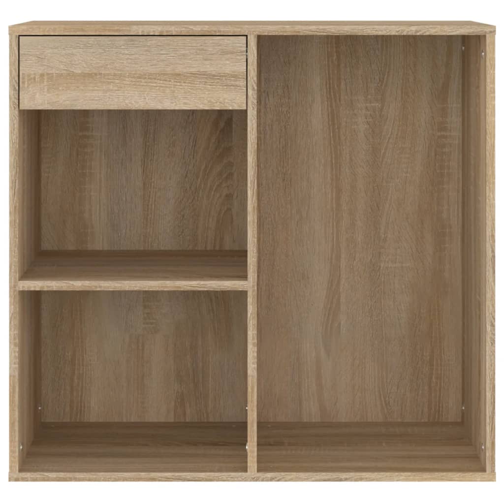 Armário de maquiagem em compensado de carvalho Sonoma 80x40x75cm - COMFORTXL - 5