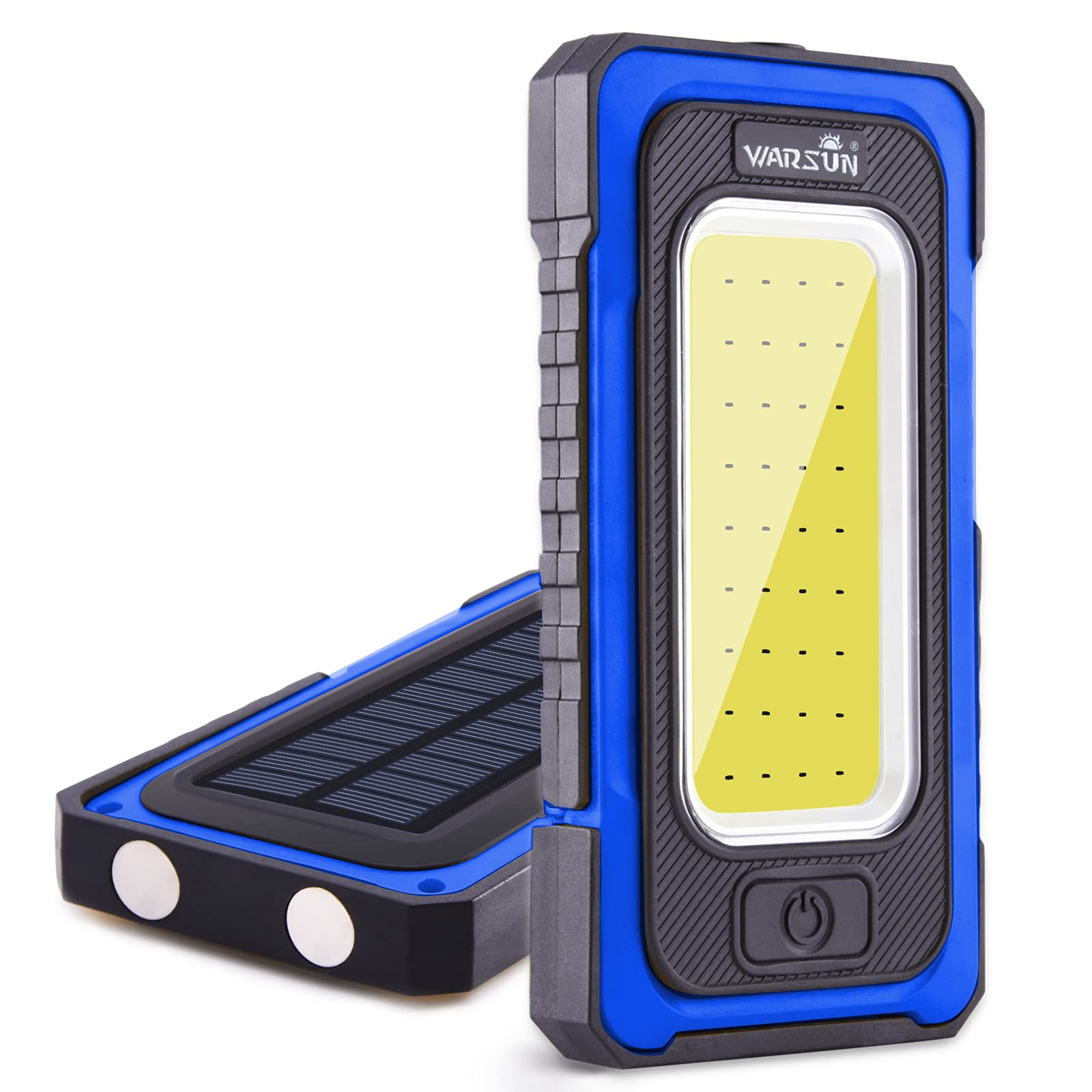 Lampada Da Officina LED Ricaricabile 2 Pezzi | 3 Modalità COB Con Gancio E Magnete | Torcia Per Auto, Campeggio E Fai-da-te