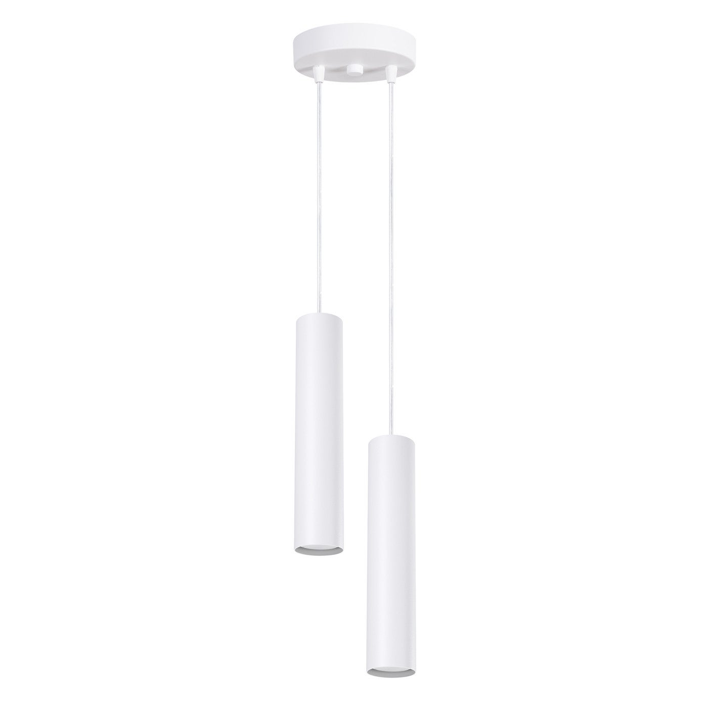 Lampa sufitowa podwójna LAGOS biała 2xGU10x10W metal wym:118x15x15cm IP20 Sollux Lighting - 2