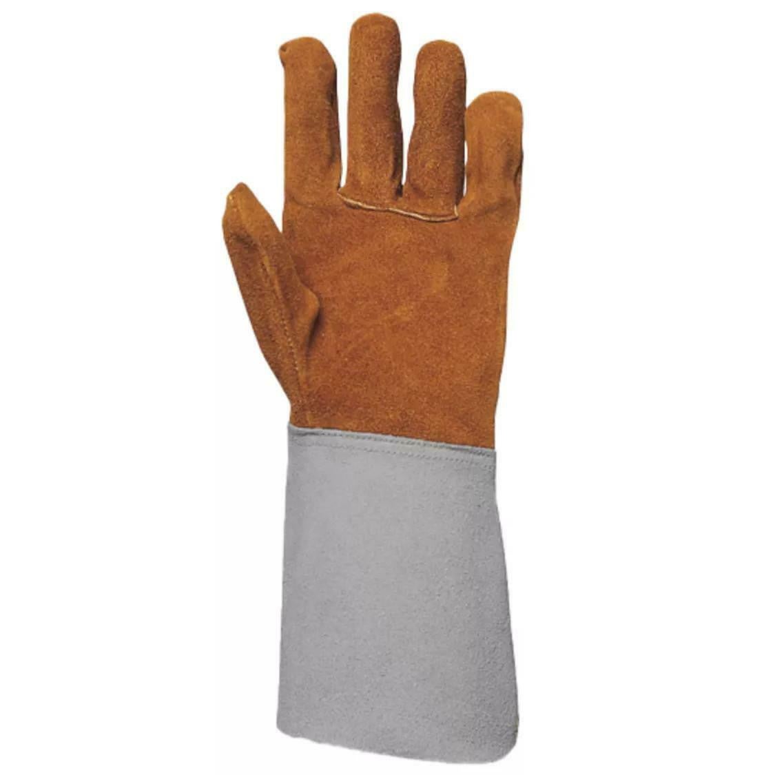 GANTS SOUDEUR EUROWELD 250 TAILLE 9 CROUTE DE BOVIN MANCHETTE 15 CM - 2