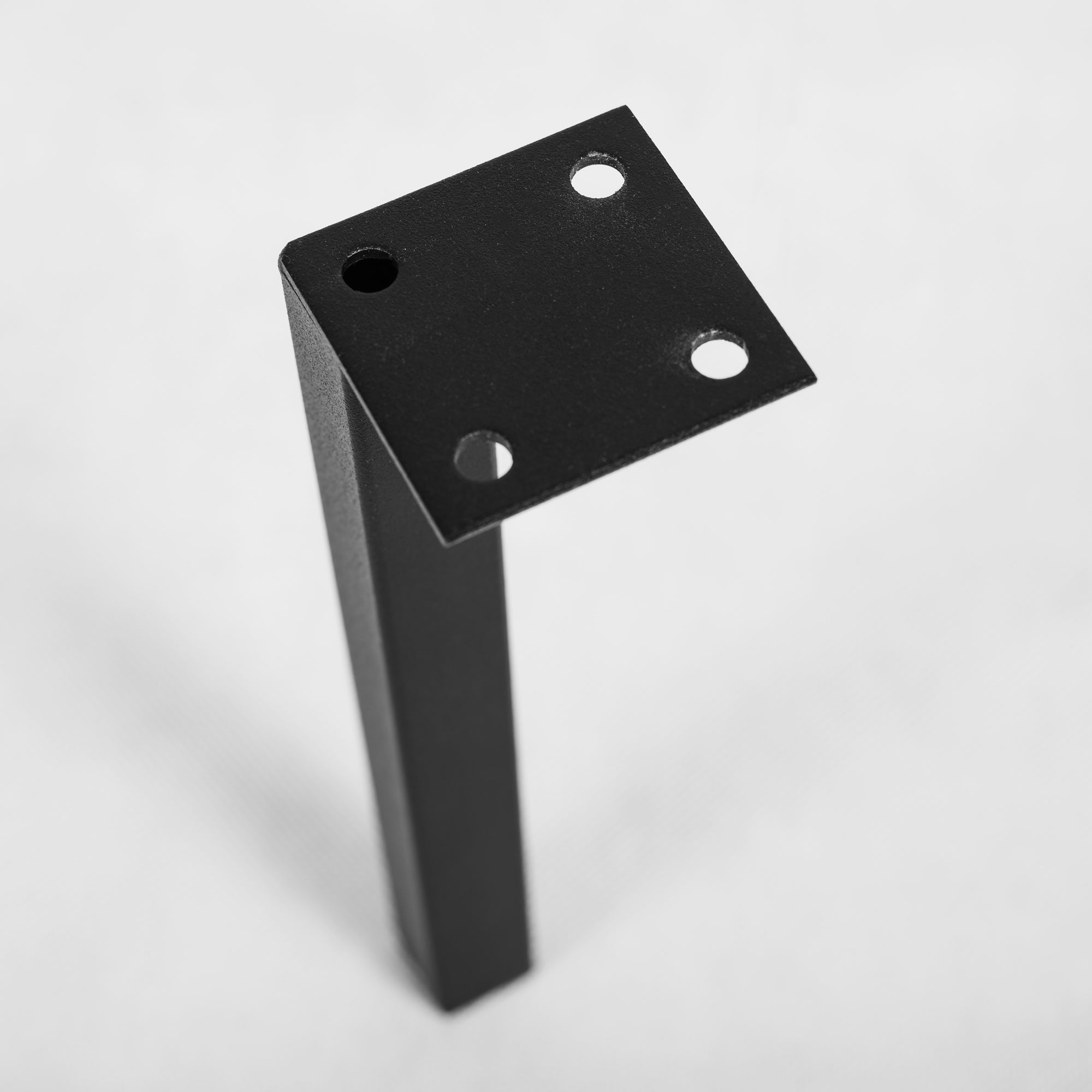 4 un. Pied carré noir pour meuble de salle de bain FURNIDEA en métal h: 20 cm - 3