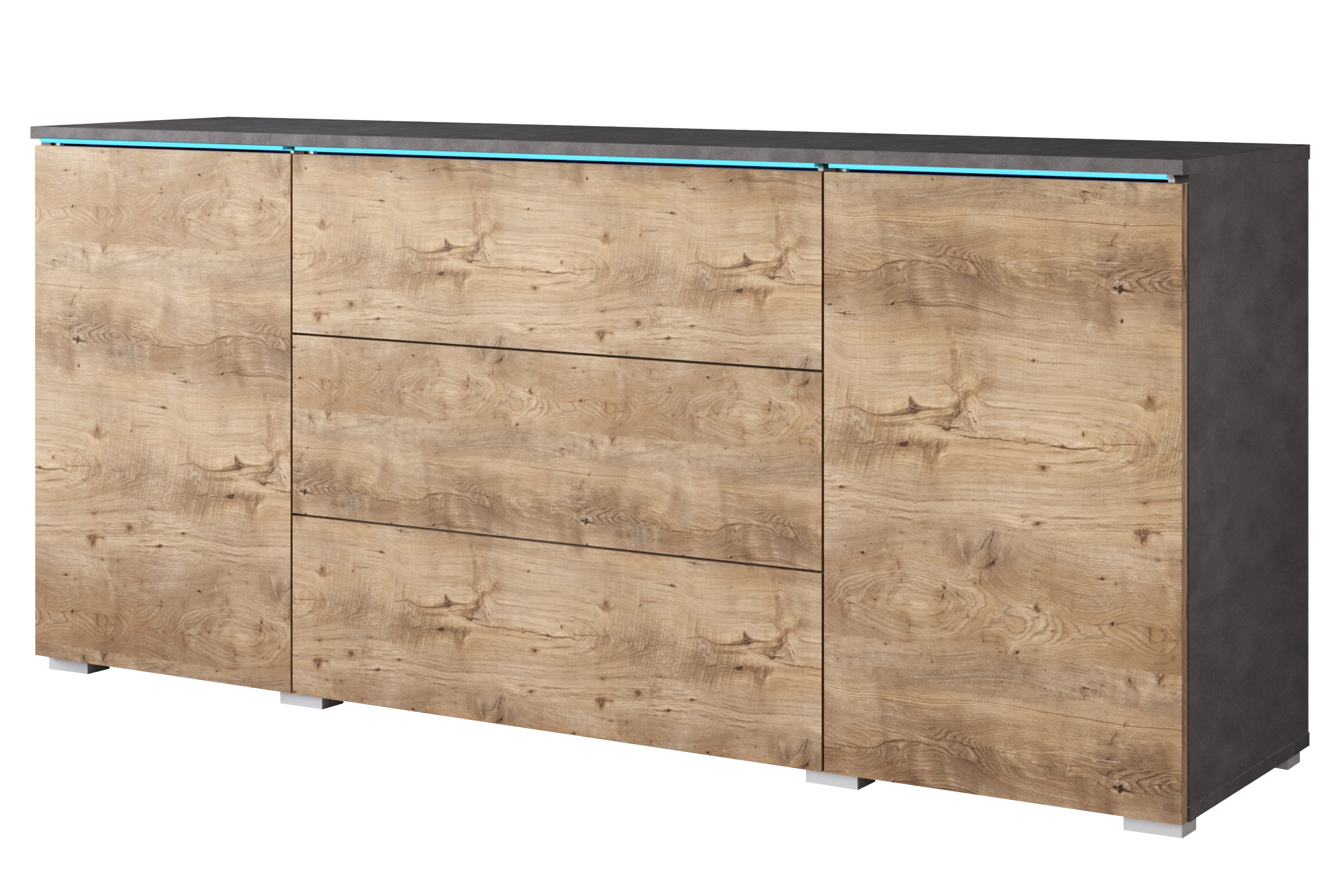Komoda VEVE 150 cm, matera / kastanien breslau