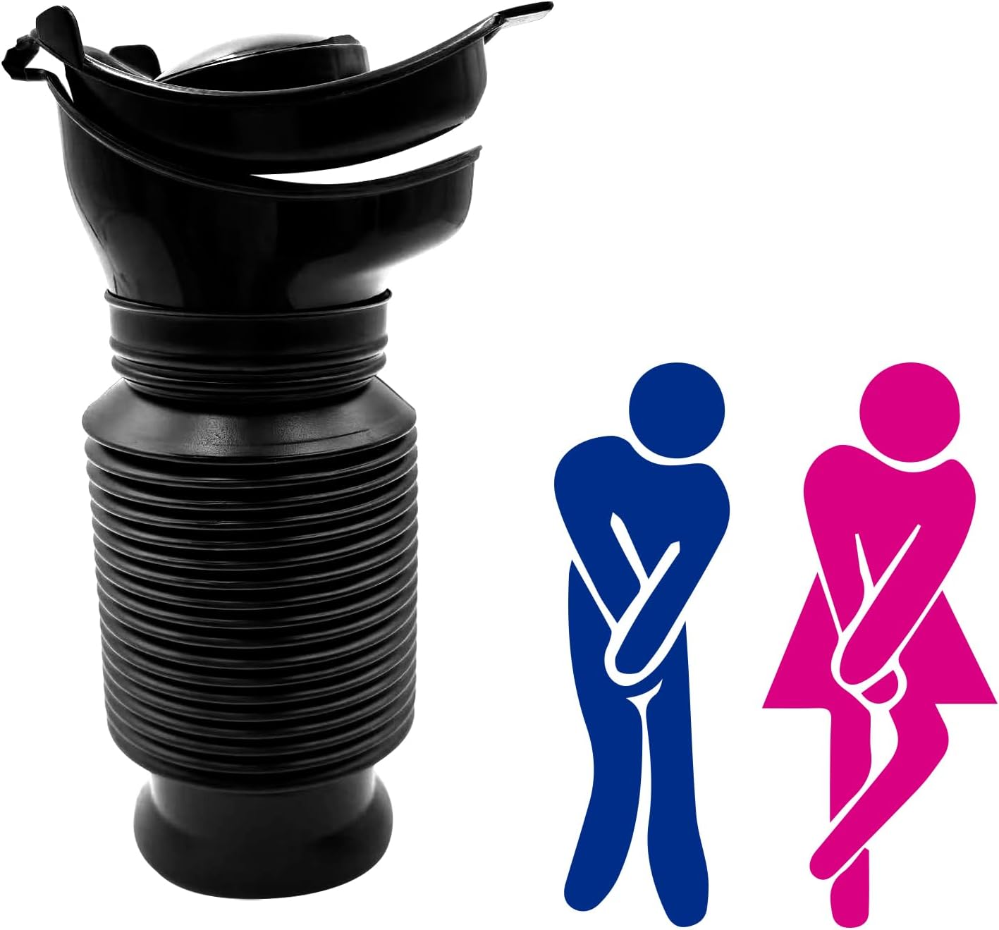 Orinatoio Portatile D'Emergenza - Bottiglia Pieghevole Da 750ml, Per Viaggi E Campeggio - Foto 3