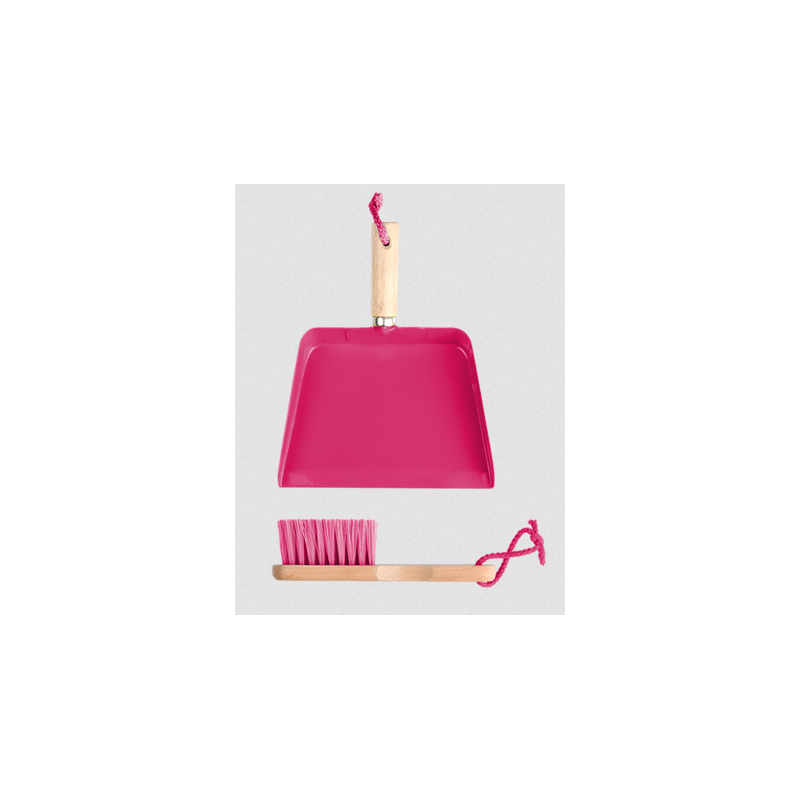 Pelle et balayette pour enfant - Rose - 4