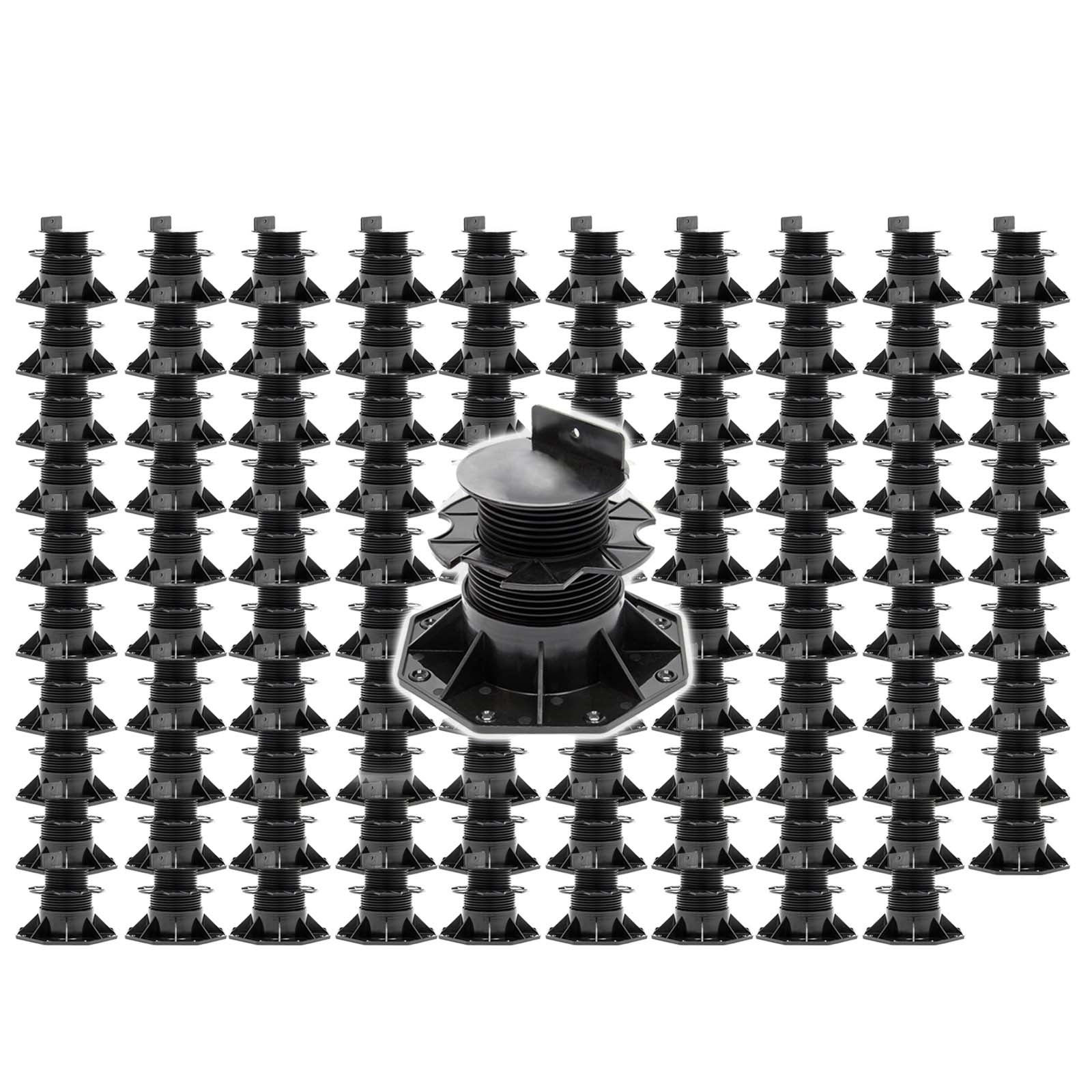 XPOtool Lot de 100x Plots de terrasse – Charge 2700 kg – Hauteur ...