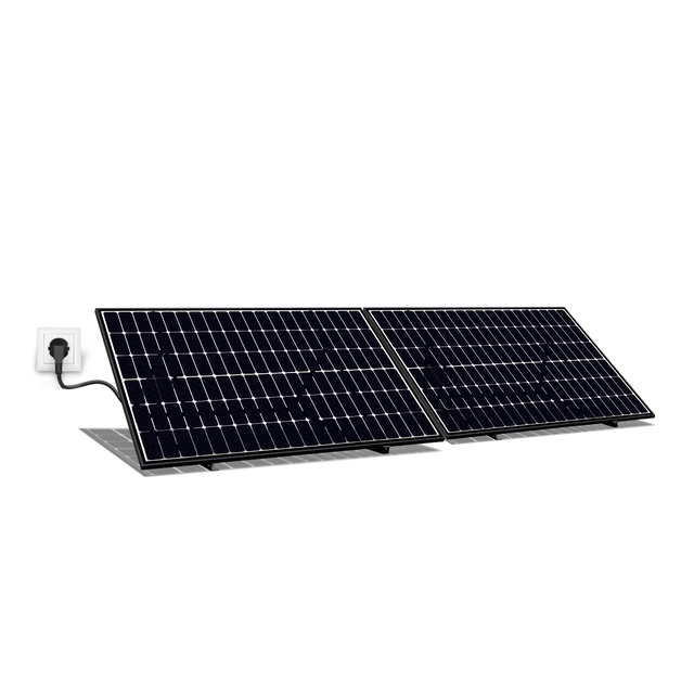 Kit Solaire Plug and Play 1000 W – 2 panneaux solaires DMEGC Biverre, Bifacial avec Suivi Intégré