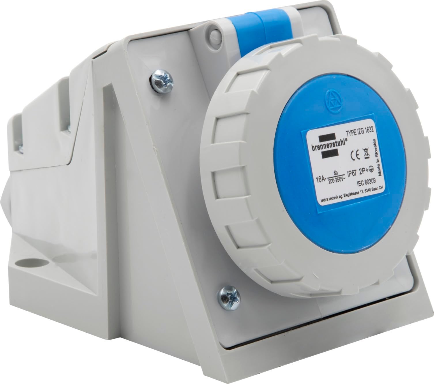 Presa Industriale CEE 400V/16A Brennenstuhl - IP44 Per Esterno, 4 Poli - Foto 5