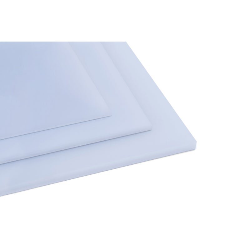 Placa de policarbonato compacto opal 100×100 cm – Espesor 2 mm | Panel translúcido 30% LT | Uso interior y exterior - 2