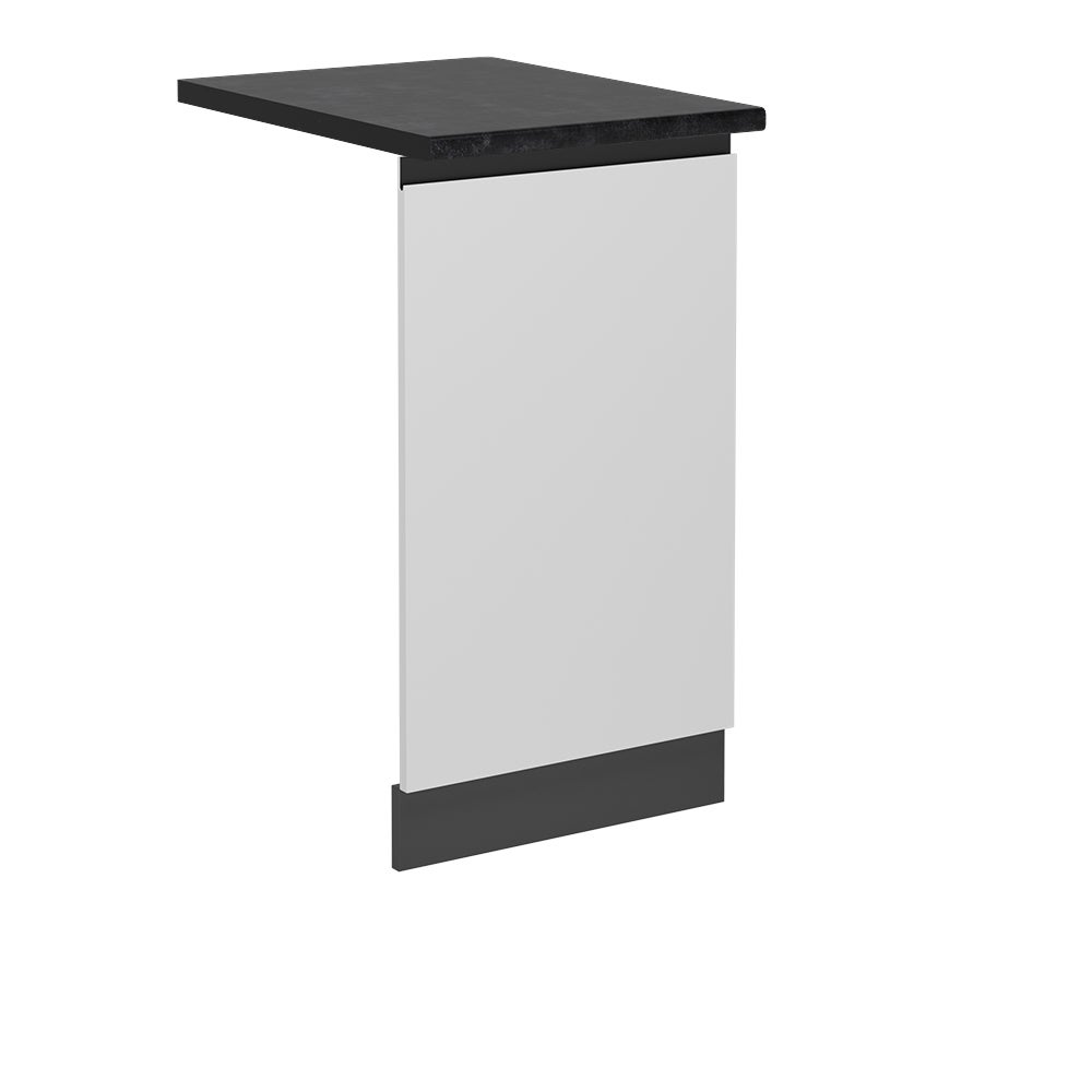 Vicco Panel przedni zmywarki R-Line, Biały, 45 cm J-Shape, BP Antracyt