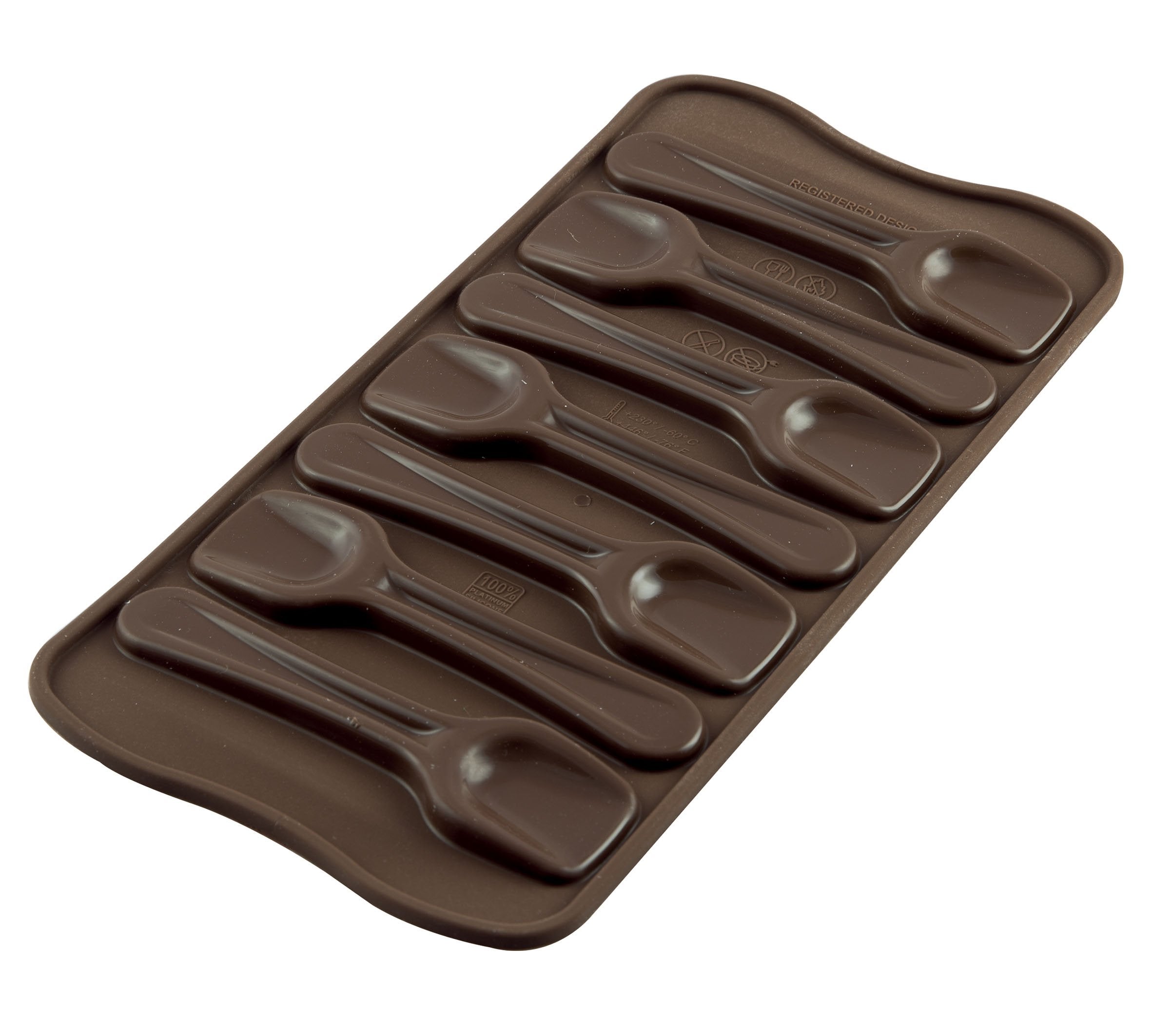Silikomart Stampo In Silicone Platinico – 22.126.77.0065 – Colore Marrone – Dimensioni 10,7x21,5x0,8 Cm – Made In Italy
