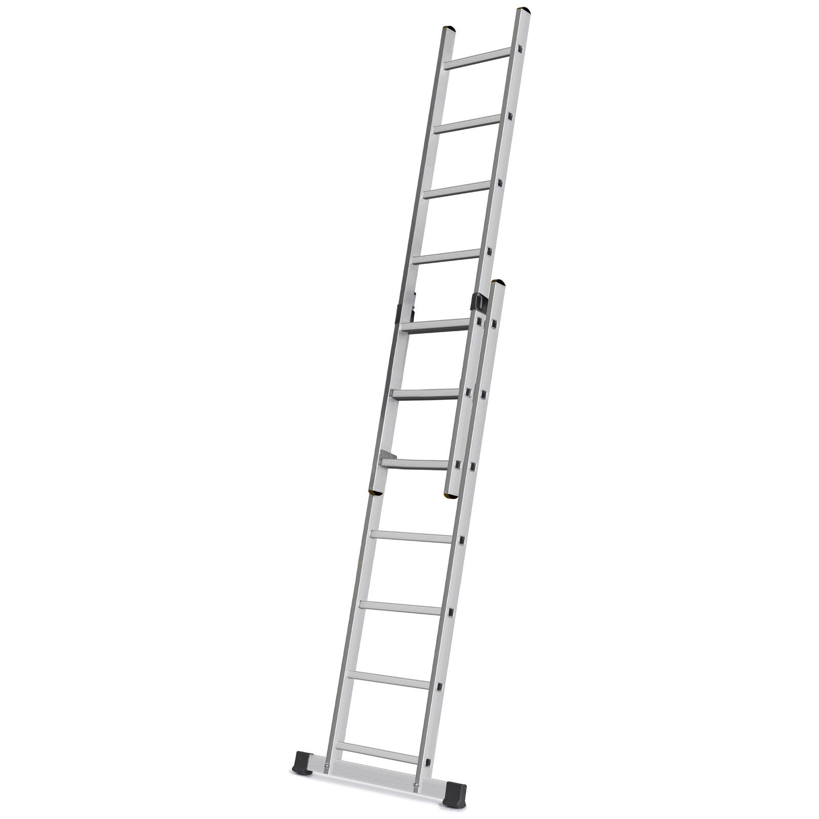 HIGH Echelle 2 plans en aluminium modulable échafaudage escabeau plateforme de travail 7 marches - 2