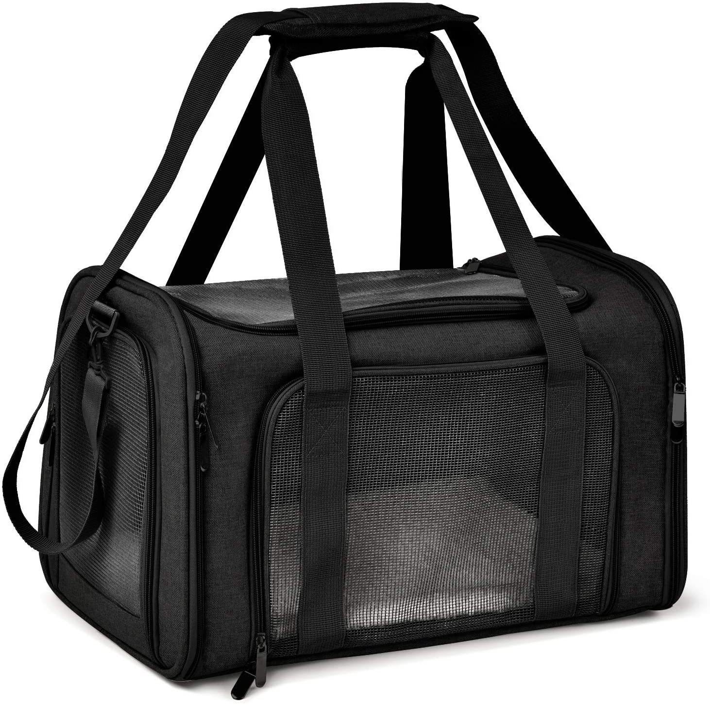 Sac Transport Chat Et Chien - Sac Vélo Pliable Pour Animaux, Bandoulière Et Sac à Dos