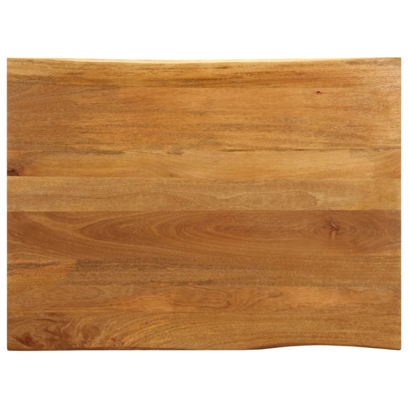 Blat stołu vidaXL mango masywny 90x80 cm design z żywym brzegiem