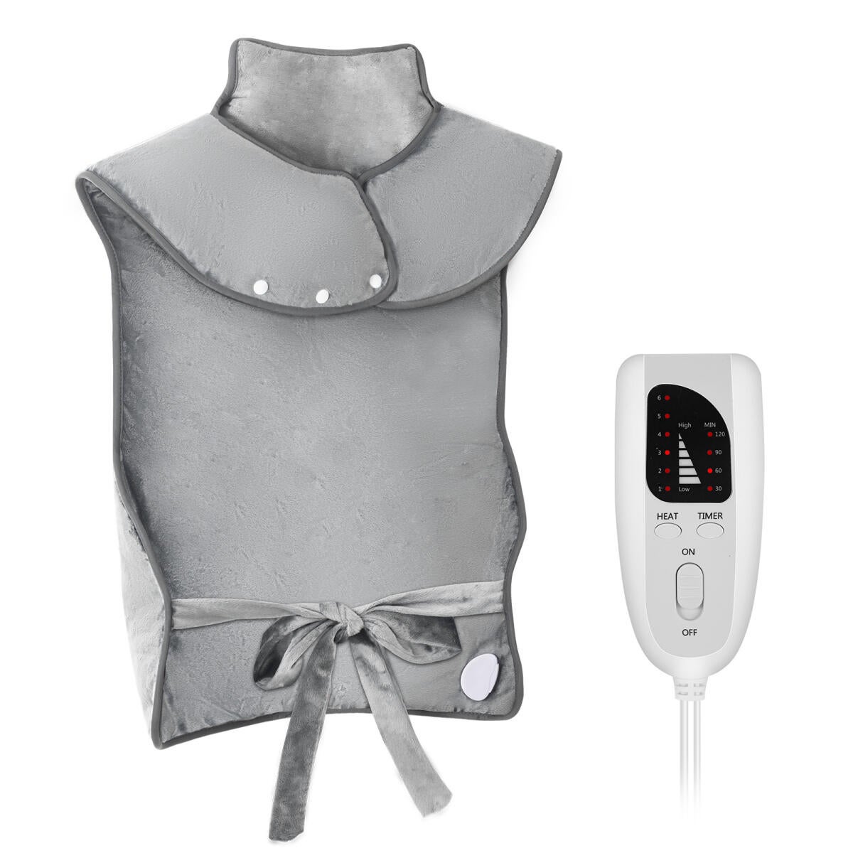 Coussin chauffant rapide pour le cou, les épaules et le dos avec arrêt ...