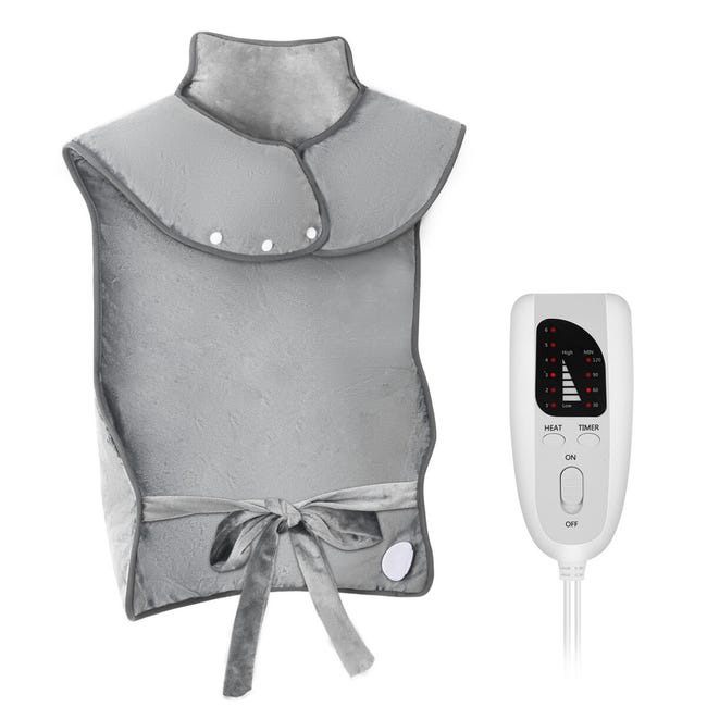 Coussin chauffant rapide pour le cou, les épaules et le dos avec arrêt ...