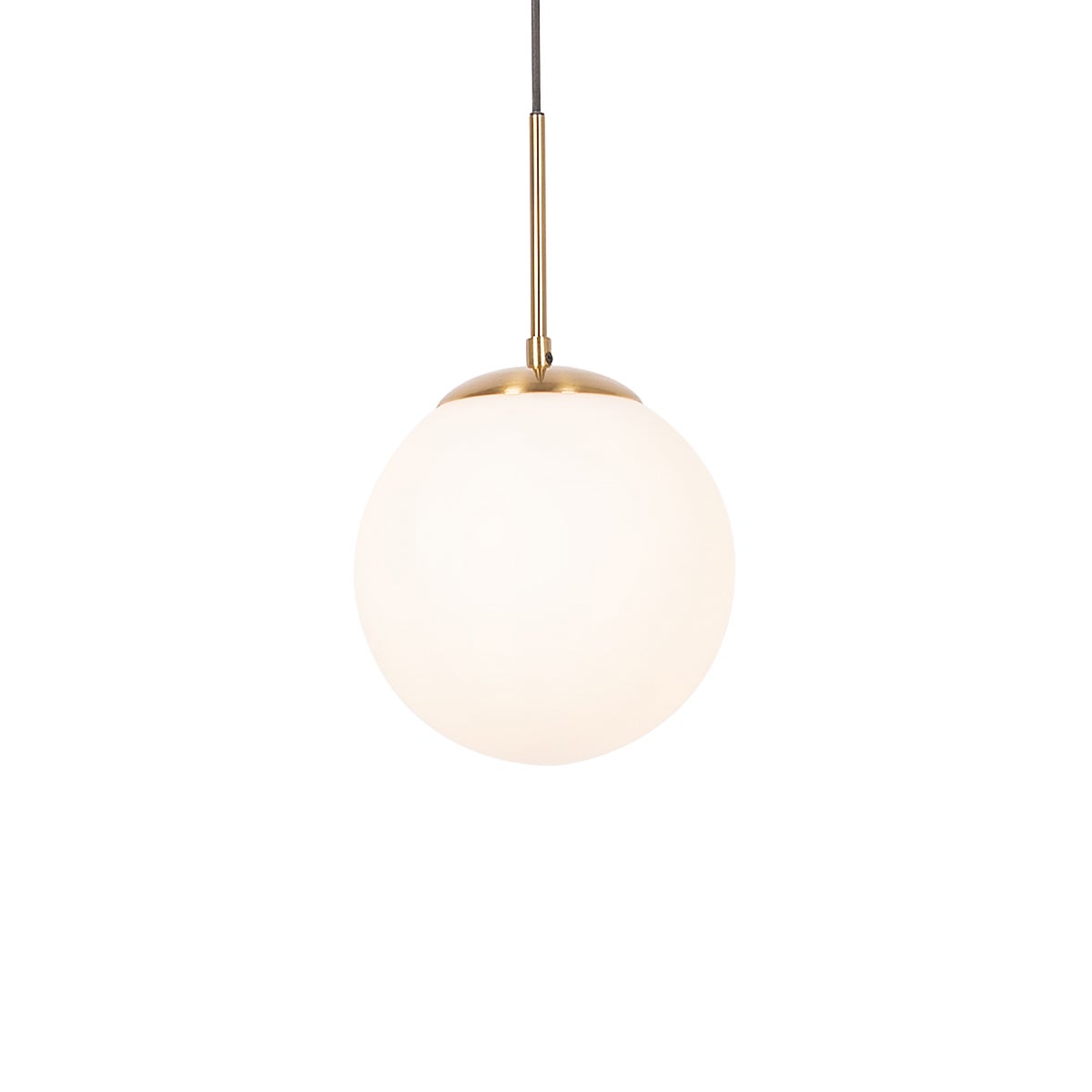 Inteligentna lampa wisząca złota z opalowym szkłem z Wifi P45 - Flore