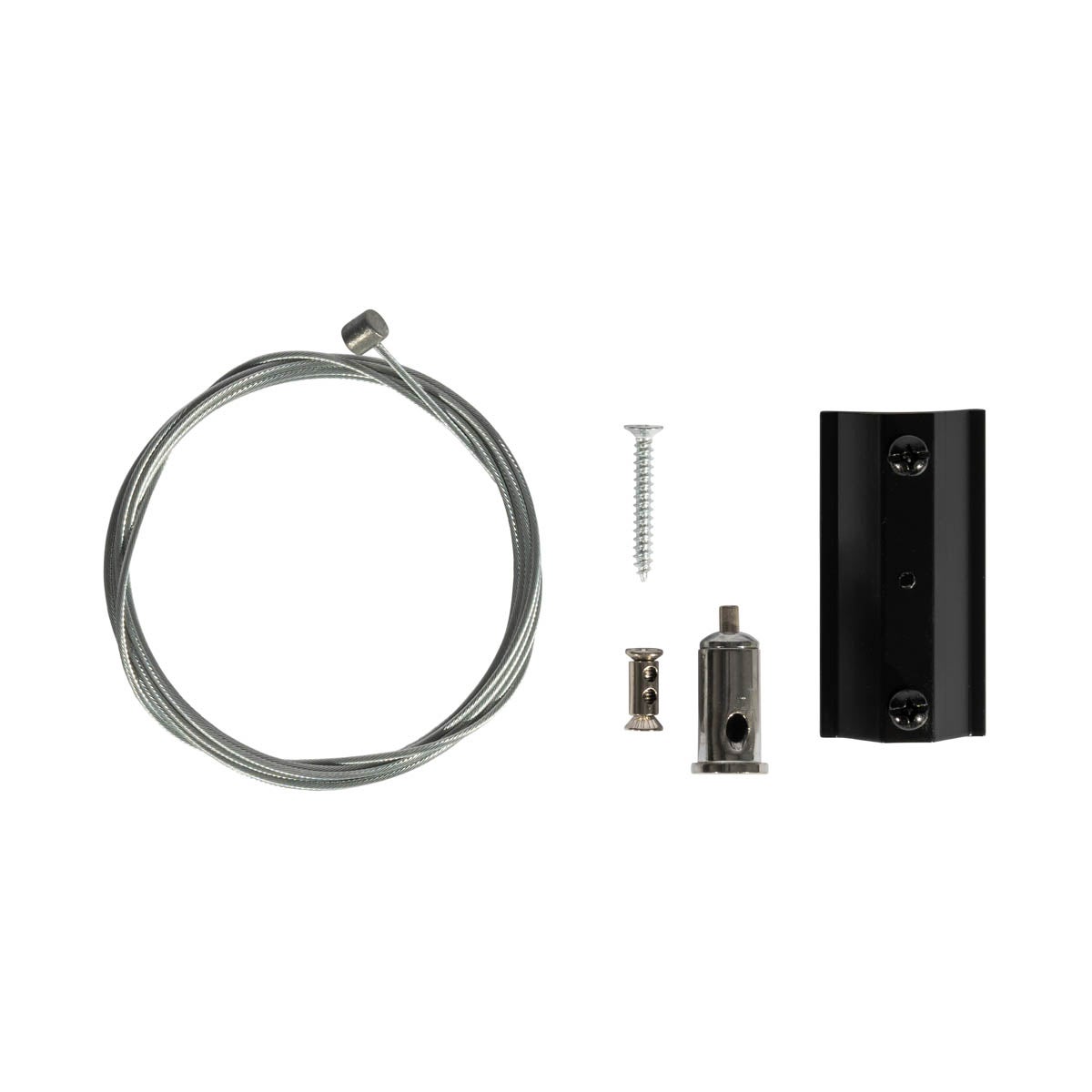 Zawieszenie szynowe czarne 1-fazowe - Iconic