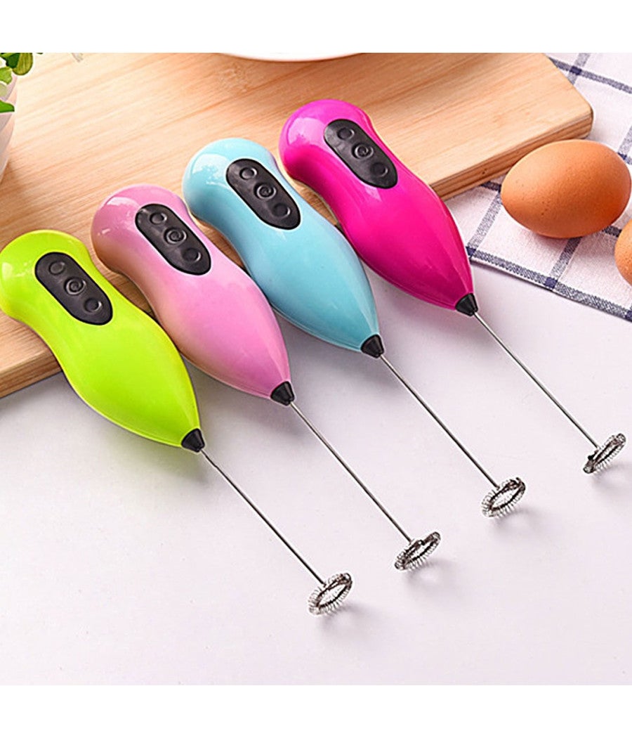 Trade Shop - Frullino Montalatte Caffe Latte Cappuccinatore Frulla Monta Cappuccino Schiuma - - 8