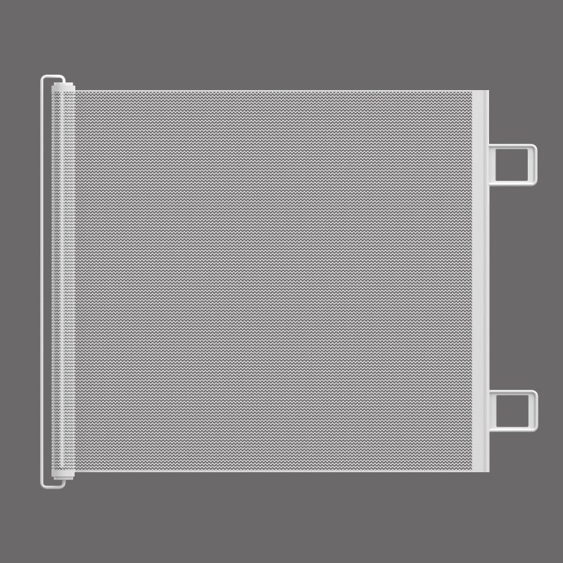 Barreira retrátil automática para animais de estimação, barreira para gatos, barreira para animais de estimação sem furos, 130x78cm - 2