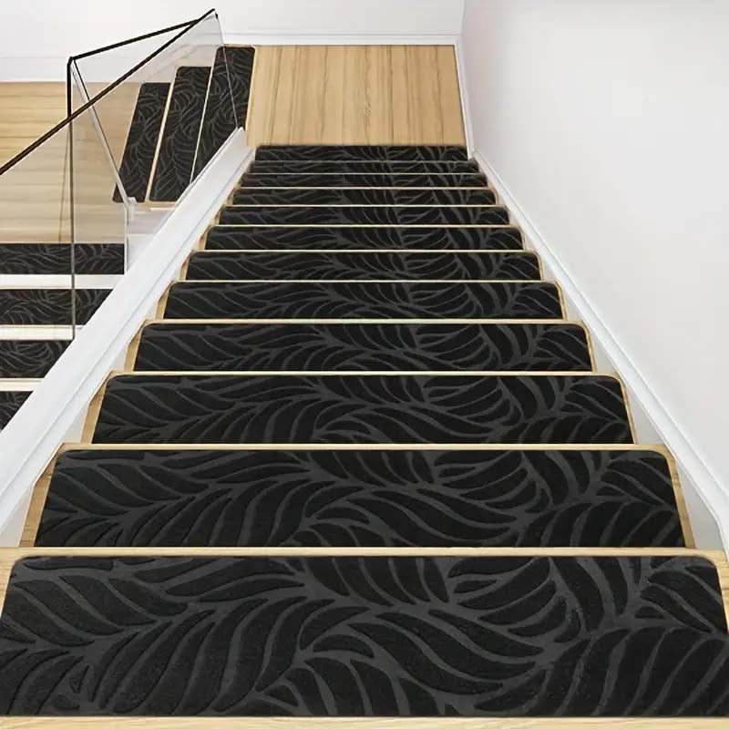 Lot De 15 Tapis D'escalier Antidérapants – Autocollants, Faciles à Poser, Pour Intérieur (kaki, 76 X 20 Cm)
