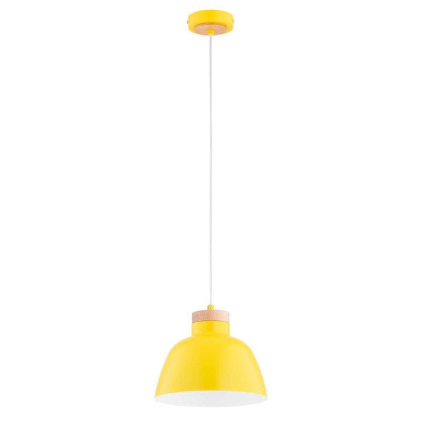 Lampa wisząca Lorien żółta 1xE27x15W wym: 90 x 23 x 23 cm metal Alfa