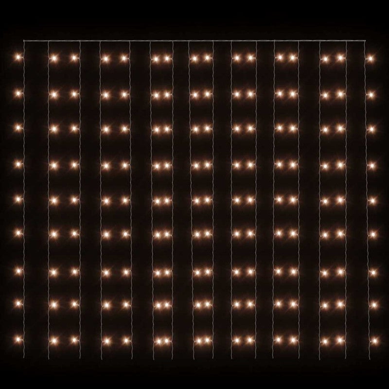 Bajkowa zasłona świetlna, 3x3m, 300 LED, ciepła biel, 8 funkcji vidaXL - 4