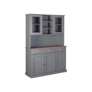 Elegante Credenza Bassa Con Piano In Marmo - 4 Ante - Cassettiera Per Camera Da Letto Cucina Soggiorno Sala Da Pranzo Nero 85203550