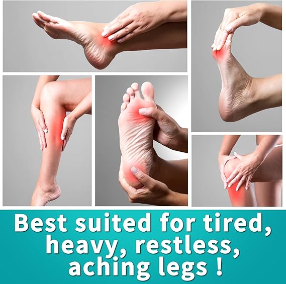 Chaussettes de compression pour femmes et hommes, idéales pour la circulation, la course à pied, l'athlétisme les voyages (S-M) - 4