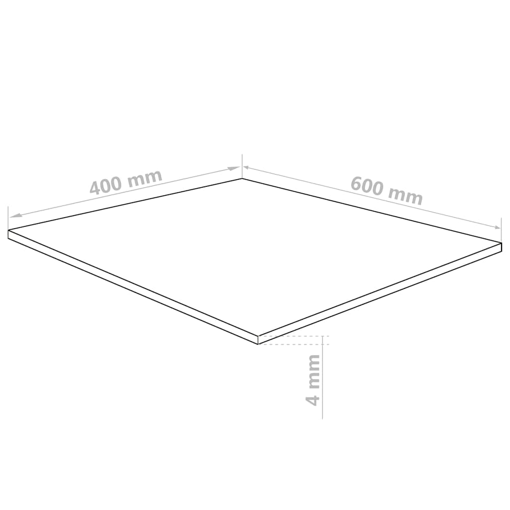 Feuilles de verre acrylique Transparent 40 x 60 cm Acrylique vidaXL - 3
