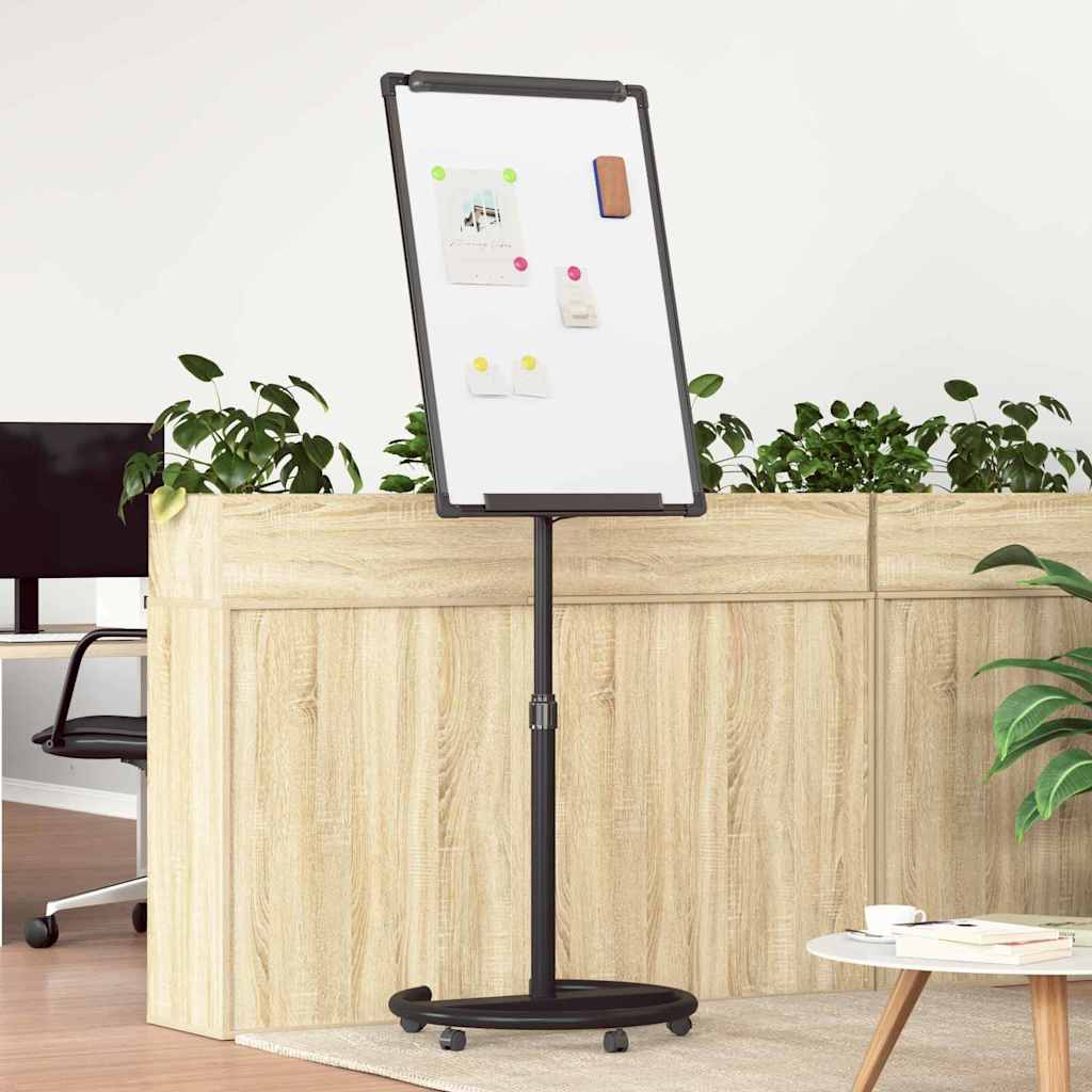 Magnetisch whiteboard Zwart en Wit 62 x 62,5 x 197 cm EPS kopen