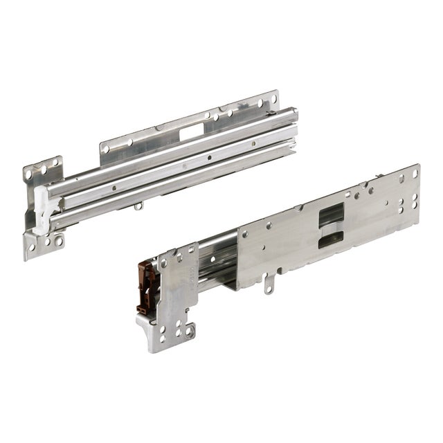 Coulisse quadro duplex 60 - Matériau : Acier - Décor : Zingué - Charge : 60 kg - HETTICH