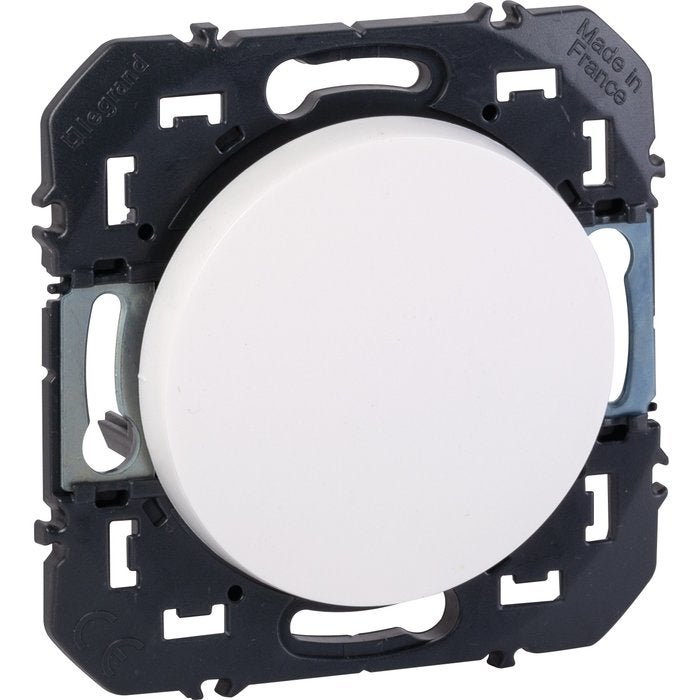 Interrupteur Legrand Mo-Conm Easyled 10Ax 1M Bl - Bouton Poussoir Avec Voyant - Réf. 278001L - 2