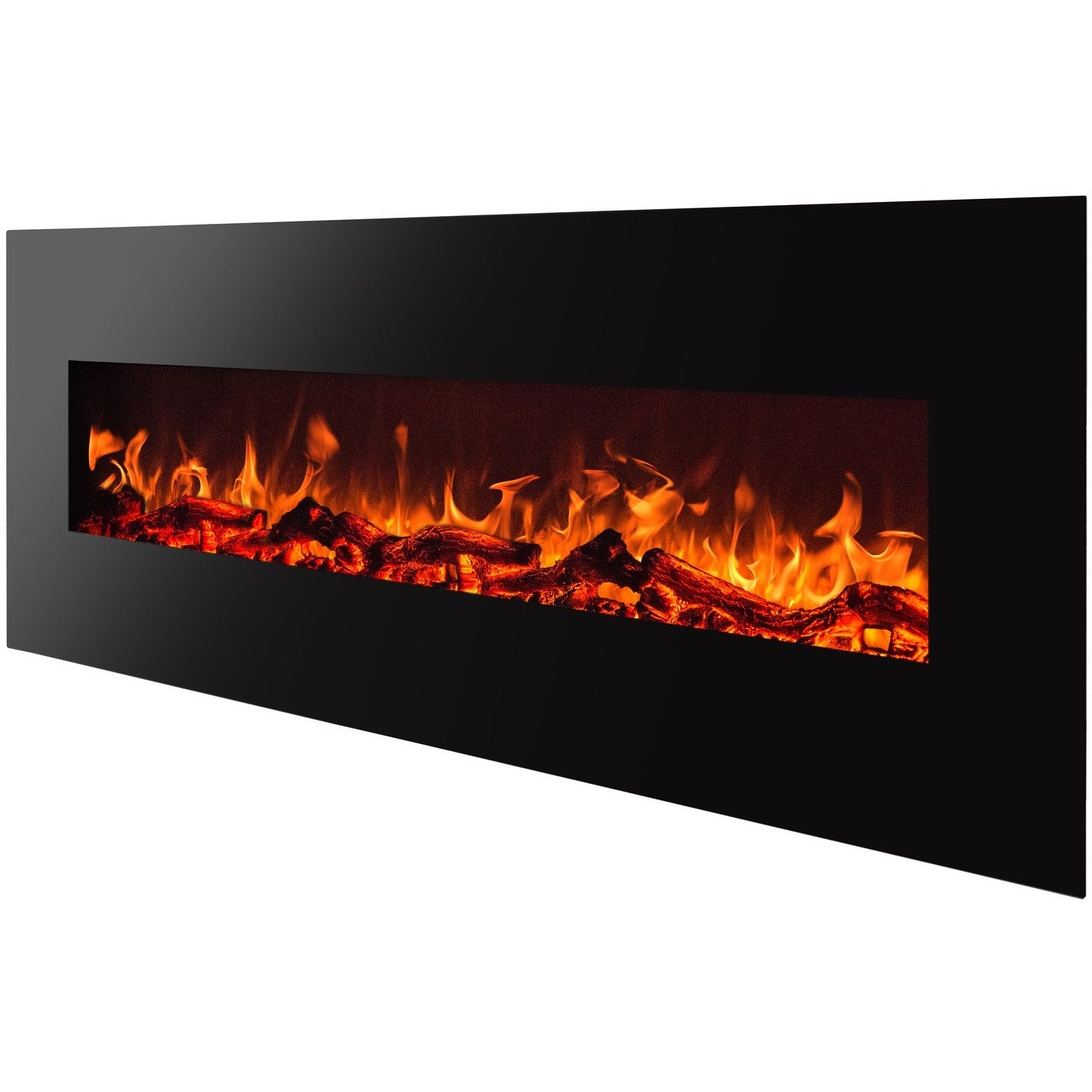 Cheminée électrique AFLAMO Albion 42 - feu premium - murale - 110x49x14 cm - cheminée LED décorative avec chauffage 750/1500 W - 3