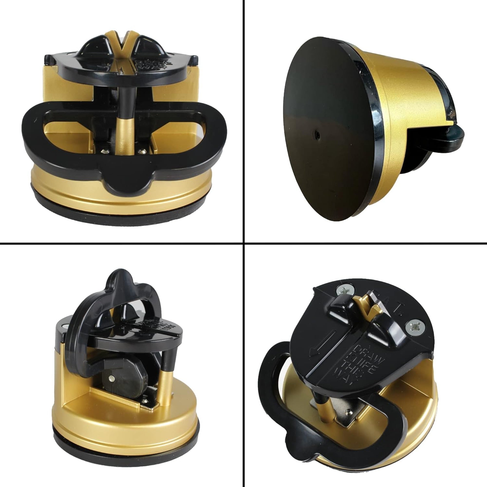 FISHTEC Affilacoltelli da cucina con ventosa antiscivolo, Compatibile con 3 tipi di lame, Fissa e affila, Strumento di affilatura professionale - 8