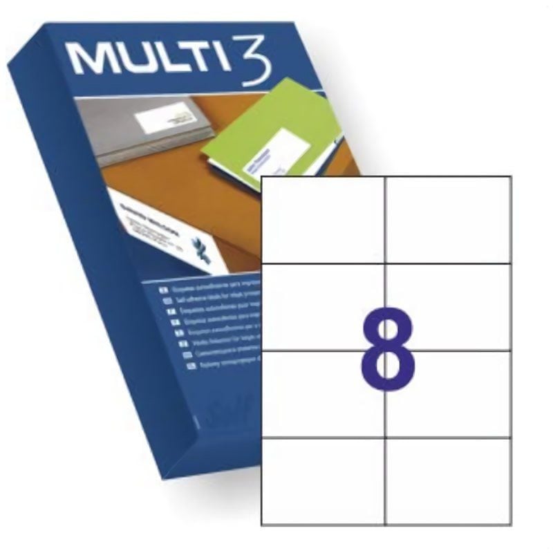 Tiquettes adhsives Apli Multi3 10530/ 105 x 74 mm/ 500 feuilles | Leroy ...