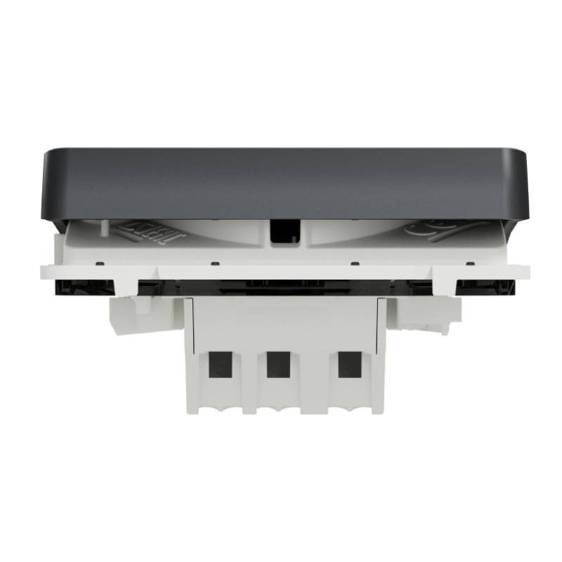 Schneider Electric - Mécanisme bouton-poussoir gris Mureva Styl IP55 IK08 - MUR35027 - 3