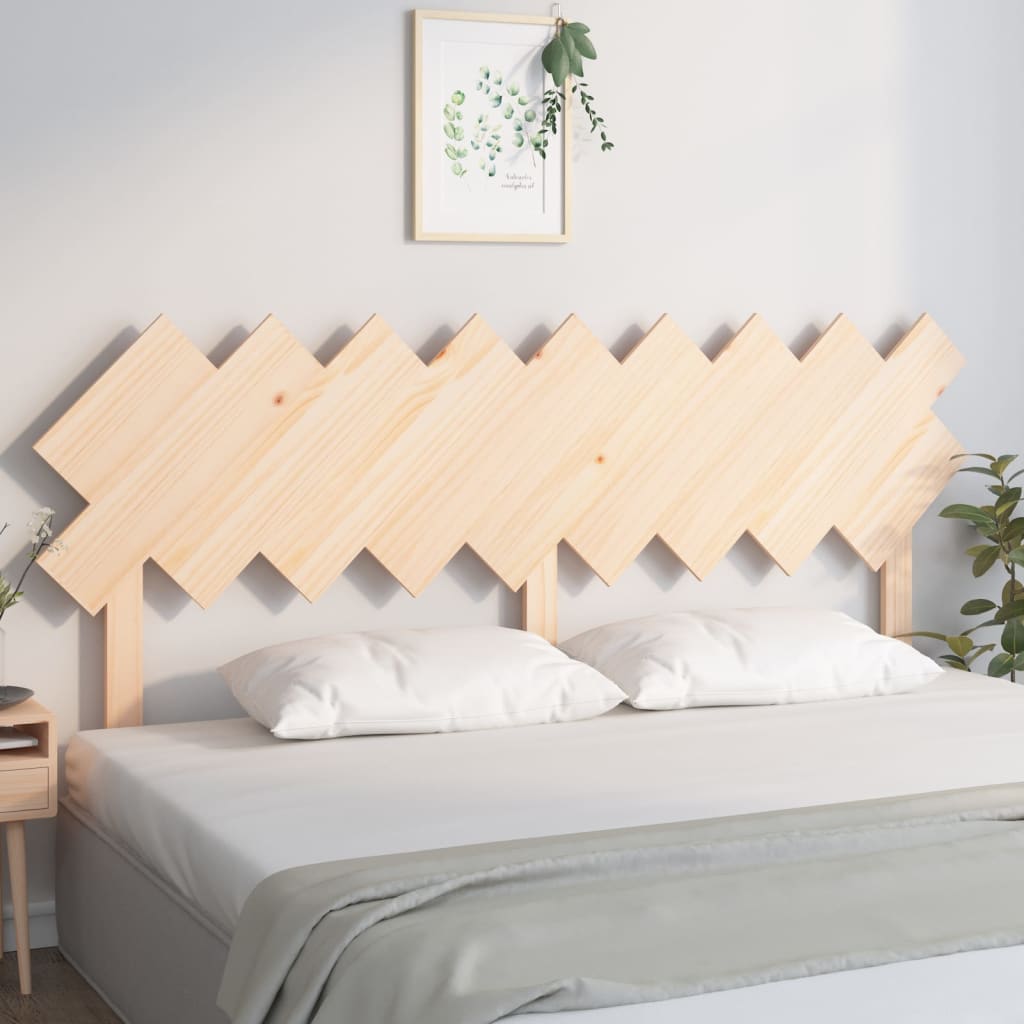 vidaXL Testiera per Letto ambra 80,5x4x100cm in Legno Massello di Pino