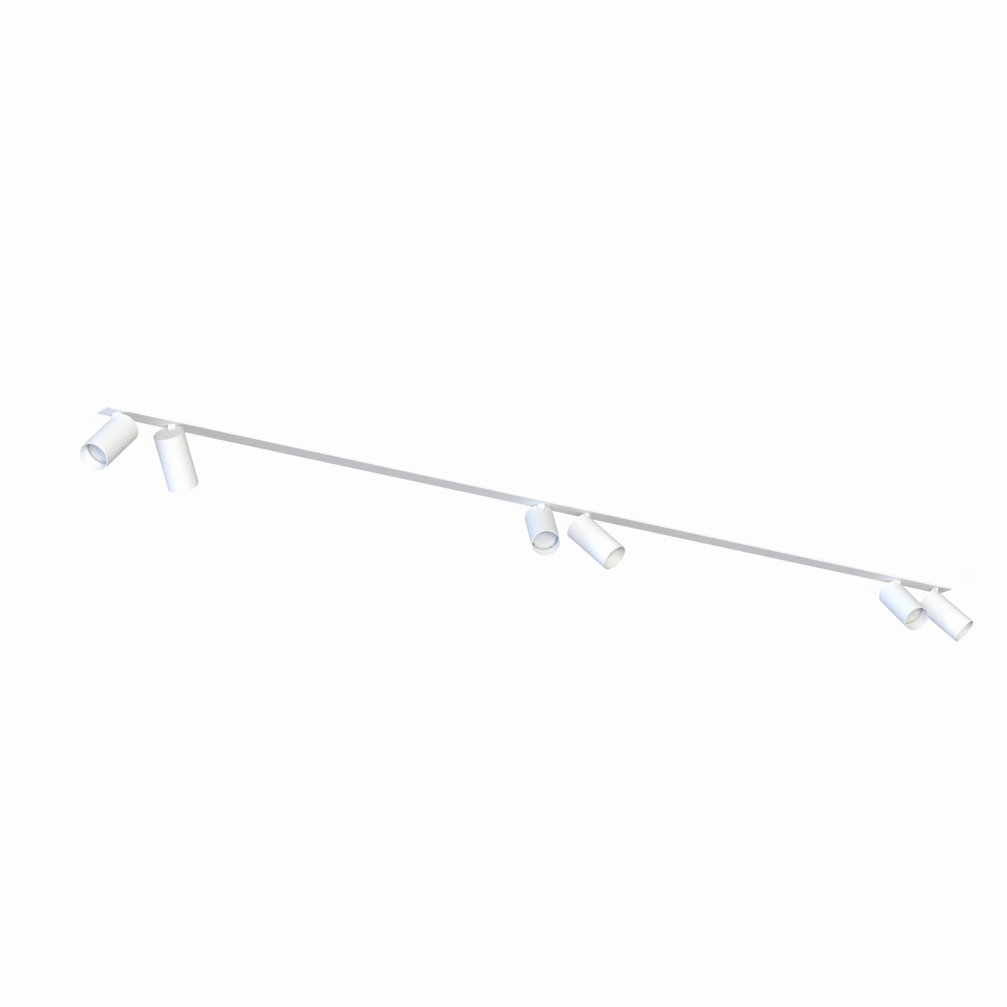Oprawa sufitowa wpuszczana podtynkowa Mono Surface biała 6xGU10x10W listwa ruchoma IP20 wym: 11 x 20 x 214 cm metal Nowodvorski Lighting